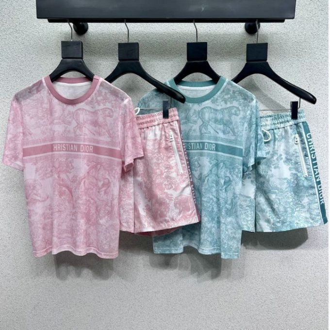 クリスチャンディオール スポーツジャージ 2025年 CHRISTIAN DIOR ディオリビエラ Tシャツ ショートパンツ 2つセット