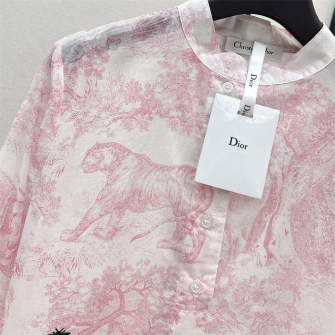 クリスチャンディオール ブラウス 2025年新作 CHRISTIAN DIOR ディオリビエラ ブラウス ロングスリーブ シャツ - 画像 (10)