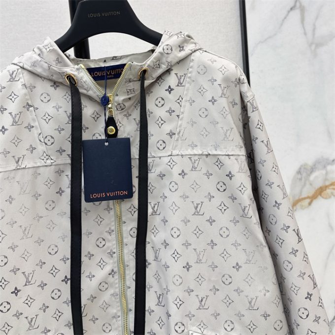 ルイヴィトン モノグラム フーデッドパーカ 2025年 LOUISVUITTON ジップジャケット ロングスリーブ レディース - 画像 (6)