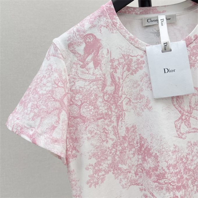 クリスチャンディオール 2025新作 CHRISTIAN DIOR ディオリビエラ Tシャツ 半袖 クルーネック - 画像 (12)