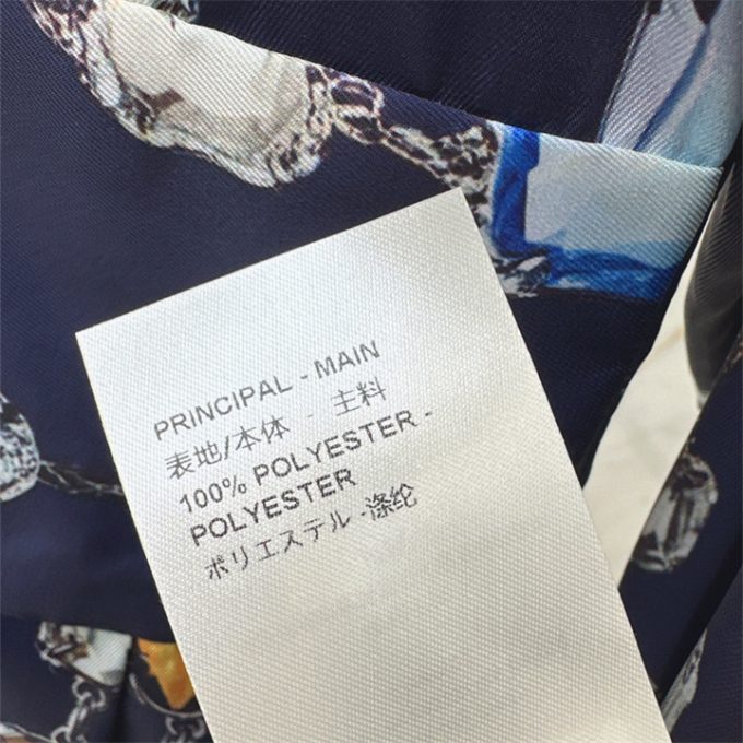 ルイヴィトン ロングドレス 2025年 LOUISVUITTON ネックレス プリント ワンピース ロングスリーブ シルク レディース - 画像 (7)