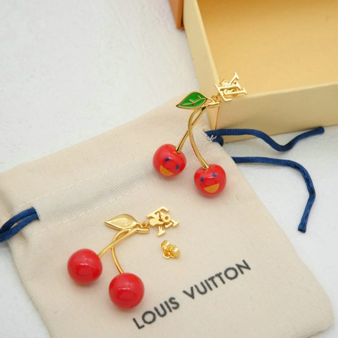 ルイヴィトン LOUISVUITTON 2025年 LV TM ピアス チェリー イヤリング ジュエリー - 画像 (3)