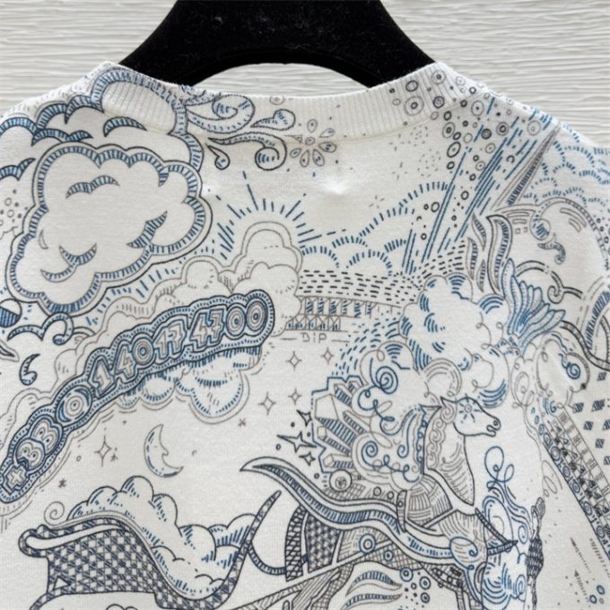 エルメス Tシャツ 2025年 HERMES コットンジャージー ショートスリーブ クルーネック 半袖 レディース - 画像 (4)