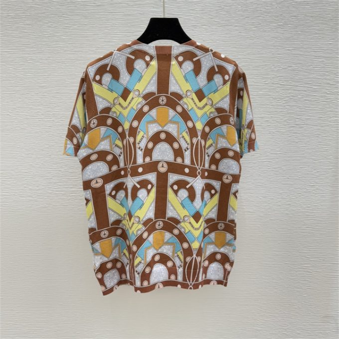 エルメス Tシャツ 2025年 HERMES コットンジャージー ショートスリーブ クルーネック 半袖 レディース - 画像 (2)