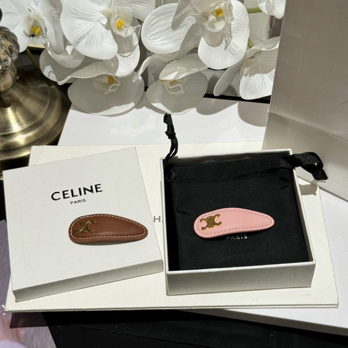 セリーヌ 2025年 ヘアピン CELINE スナップ ヘアクリップ 超可愛い - 画像 (6)
