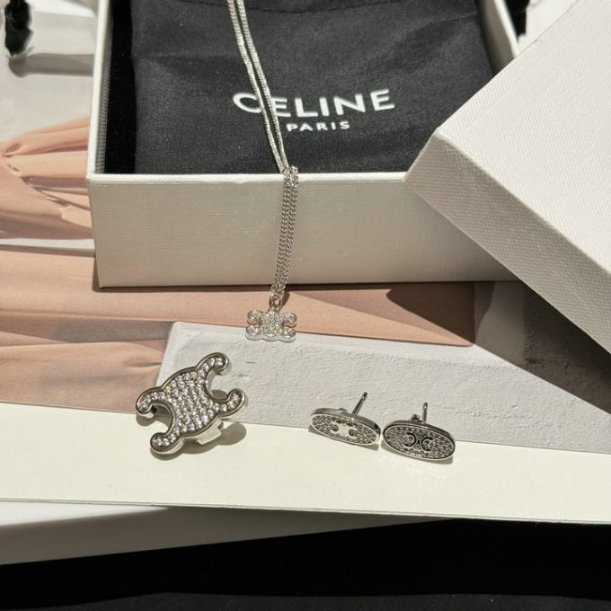CELINE セリーヌ 2025年新作 ネックレス ピアス ヘアピン レディース ジェリー - 画像 (4)