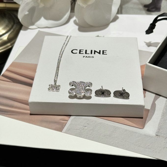 CELINE セリーヌ 2025年新作 ネックレス ピアス ヘアピン レディース ジェリー - 画像 (2)