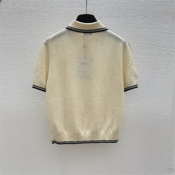 シャネル ポロ ニットシャツ 2025年 CHANEL ショートスリーブ セーター レディース - 画像 (5)