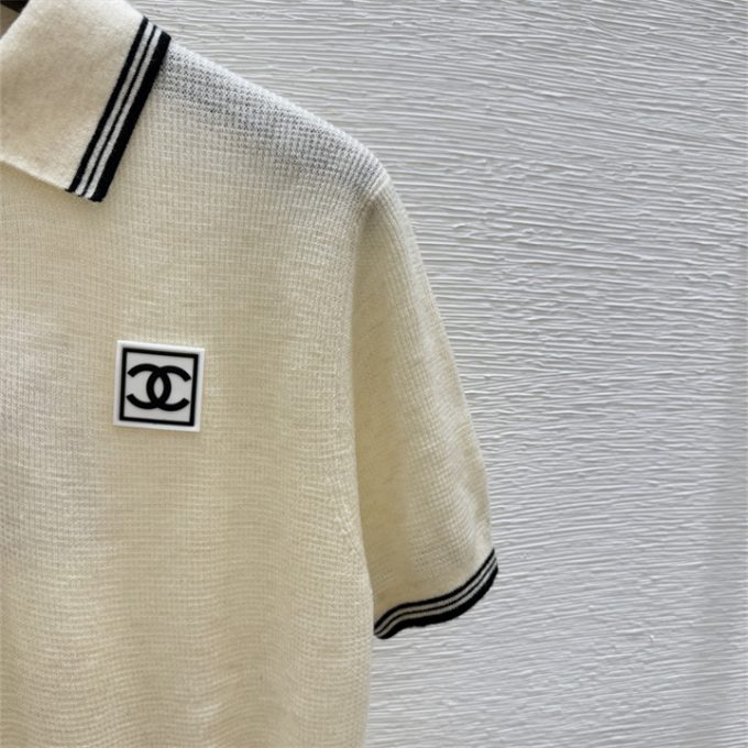 シャネル ポロ ニットシャツ 2025年 CHANEL ショートスリーブ セーター レディース - 画像 (7)