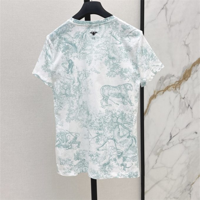 クリスチャンディオール 2025新作 CHRISTIAN DIOR ディオリビエラ Tシャツ 半袖 クルーネック - 画像 (3)