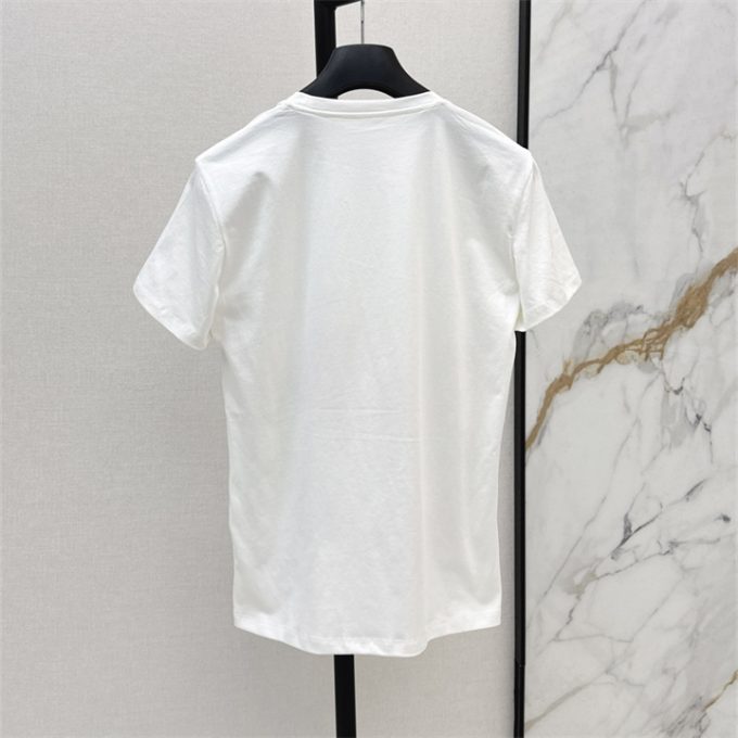 クリスチャンディオール Tシャツ 2025年 DIOR ショートスリーブ コットンジャージー 半袖 クルーネック レディース - 画像 (2)