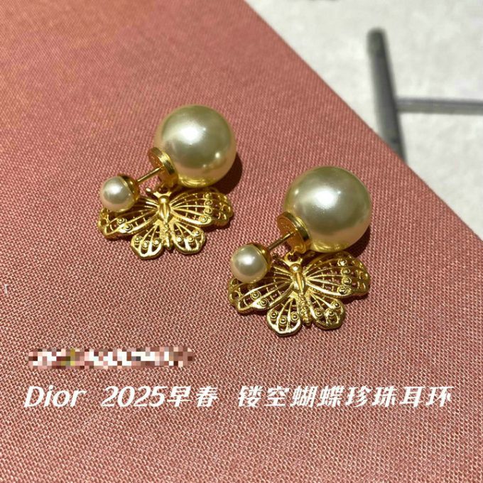 クリスチャンディオール 2025年 ちょう ピアス CHRISTIAN DIOR イヤリング ジュエリー