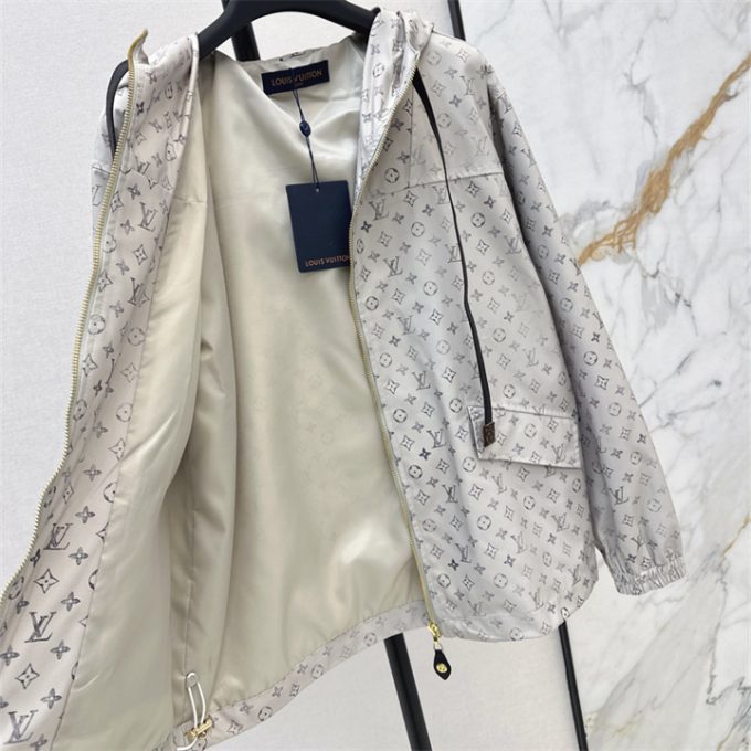 ルイヴィトン モノグラム フーデッドパーカ 2025年 LOUISVUITTON ジップジャケット ロングスリーブ レディース - 画像 (3)