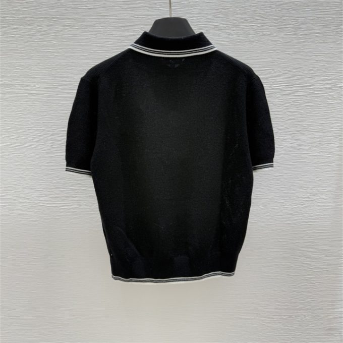シャネル ポロ ニットシャツ 2025年 CHANEL ショートスリーブ セーター レディース - 画像 (3)