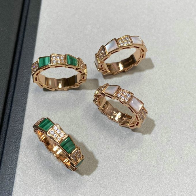 ブルガリ リング 2025年 BVLGARI セルペンティ ウェディング 指輪 フルパヴェダイヤモンド ジェリー - 画像 (2)