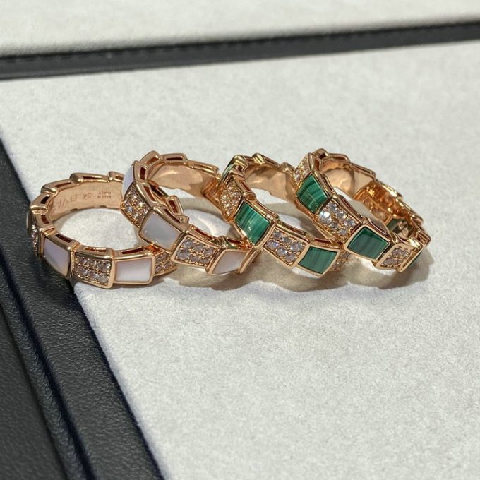 ブルガリ リング 2025年 BVLGARI セルペンティ ウェディング 指輪 フルパヴェダイヤモンド ジェリー - 画像 (3)