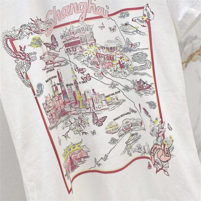 クリスチャンディオール Tシャツ 2025年 DIOR ショートスリーブ コットンジャージー 半袖 クルーネック レディース - 画像 (6)