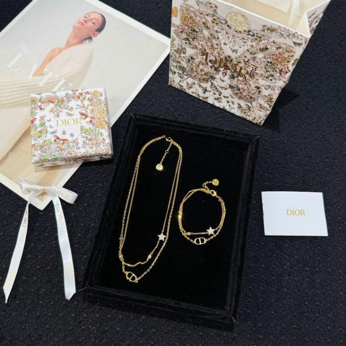 クリスチャンディオール 2025年 Dior Petit CD ダブル ネックレス ブレスレット レディース ジェリー - 画像 (2)