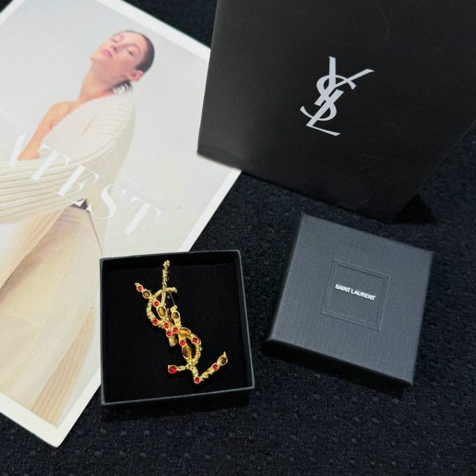イヴサンローラン 2025年 Saint laurent YSL ブローチ レディース ジェリー アクセサリー - 画像 (3)