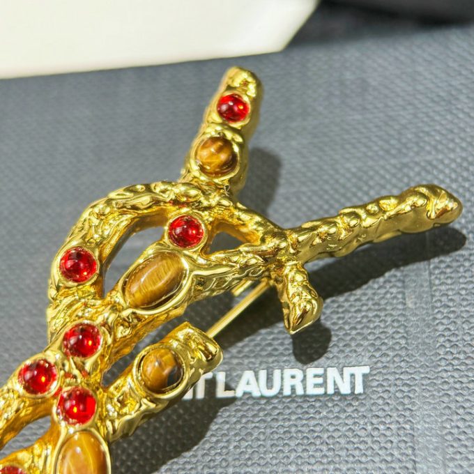 イヴサンローラン 2025年 Saint laurent YSL ブローチ レディース ジェリー アクセサリー - 画像 (6)