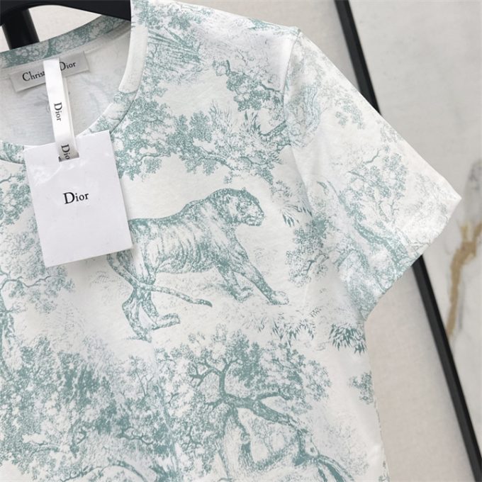 クリスチャンディオール 2025新作 CHRISTIAN DIOR ディオリビエラ Tシャツ 半袖 クルーネック - 画像 (5)