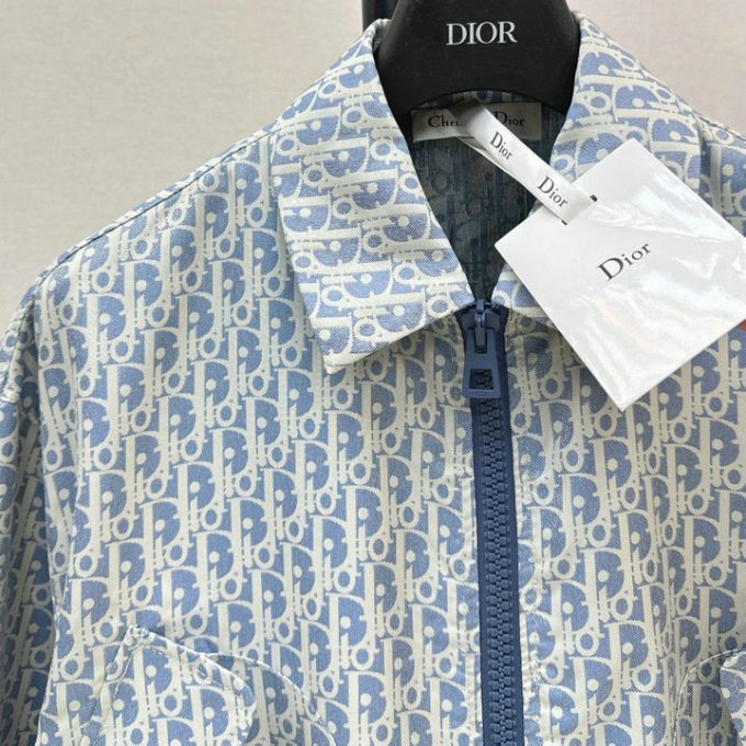 クリスチャンディオール DIOR 2025年新作 ディオリビエラ ジャケット ディオール オブリーク ジャカード テクニカル タフタ レディース - 画像 (6)