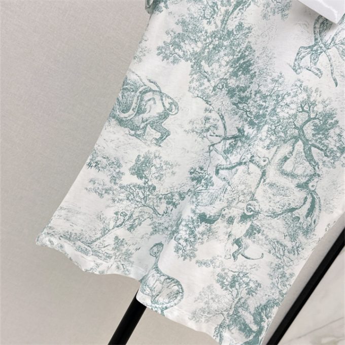 クリスチャンディオール 2025新作 CHRISTIAN DIOR ディオリビエラ Tシャツ 半袖 クルーネック - 画像 (7)