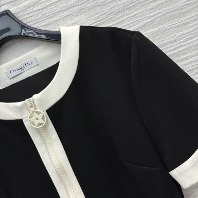 クリスチャンディオール ドレス 2025年 CHRISTIAN DIOR ショートワンピース 半袖 クルーネック レディース - 画像 (6)