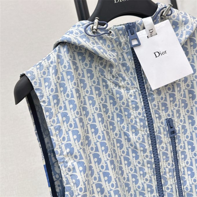 クリスチャンディオール 上下セット 2025年新作 DIOR ２つ セットアップ フード付き ベストジャケット ショートスコート レディース - 画像 (6)