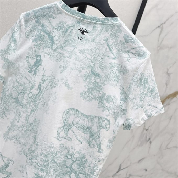 クリスチャンディオール 2025新作 CHRISTIAN DIOR ディオリビエラ Tシャツ 半袖 クルーネック - 画像 (8)