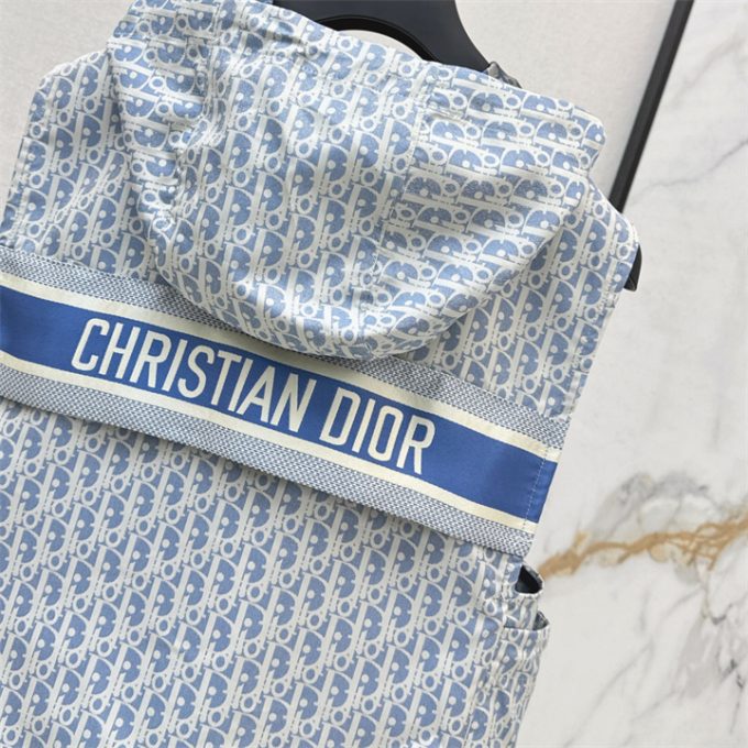 クリスチャンディオール 上下セット 2025年新作 DIOR ２つ セットアップ フード付き ベストジャケット ショートスコート レディース - 画像 (7)