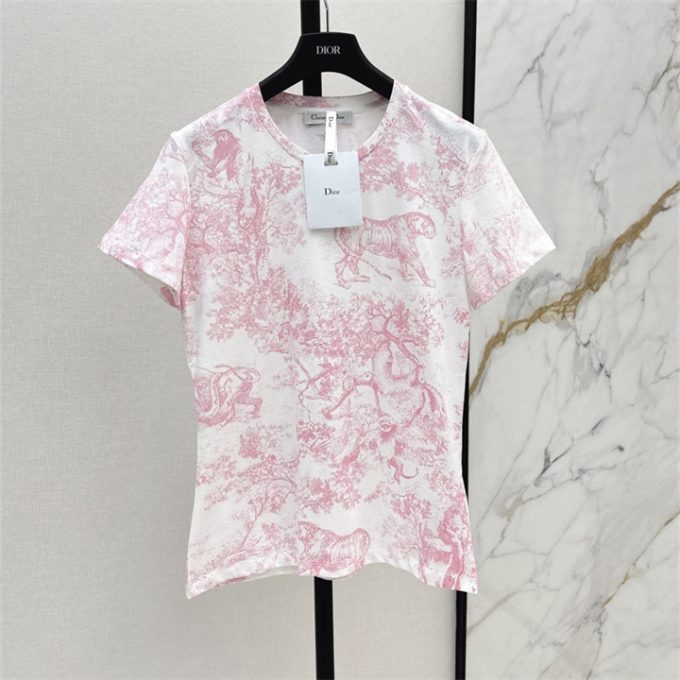 クリスチャンディオール 2025新作 CHRISTIAN DIOR ディオリビエラ Tシャツ 半袖 クルーネック - 画像 (9)