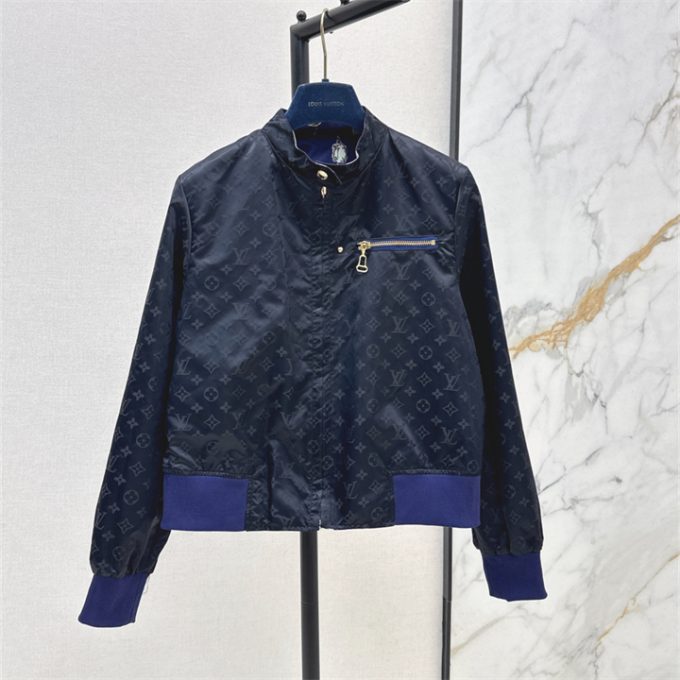 ルイヴィトン アウターコート 2025年 LOUISVUITTON ネックレス プリント リバーシブル ボンバージャケット ロングスリーブ レディース - 画像 (7)