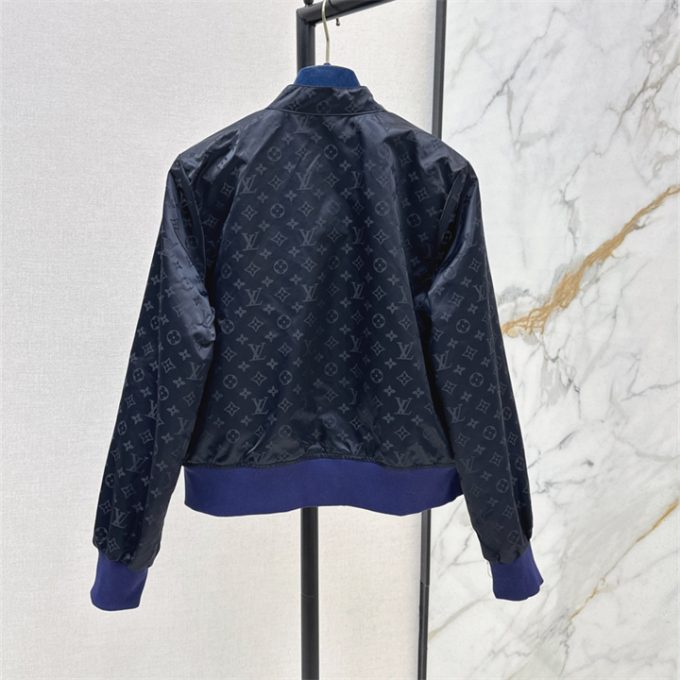 ルイヴィトン アウターコート 2025年 LOUISVUITTON ネックレス プリント リバーシブル ボンバージャケット ロングスリーブ レディース - 画像 (8)
