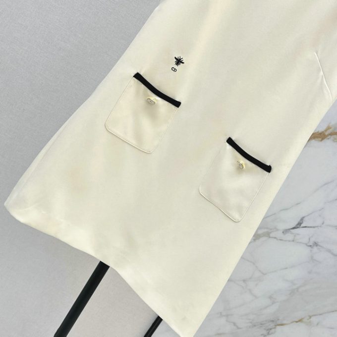 クリスチャンディオール ショートドレス 2025年 CHRISTIAN DIOR ノースリーブ クルーネック ワンピース - 画像 (6)