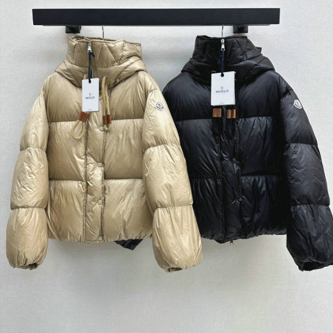 モンクレール ロングスリーブ ダウン 2025年 MONCLER フーディー ジップジャケット アウターコート レディース
