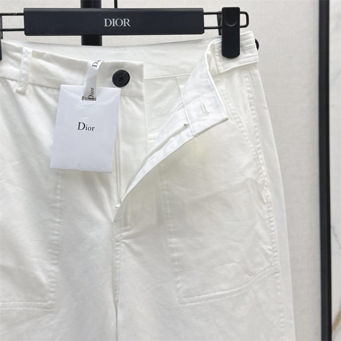 クリスチャンディオール レジャーパンツ 2025年 CHRISTIAN DIOR デニムクロップド パンツ ストレート ジーンズ レディース - 画像 (4)