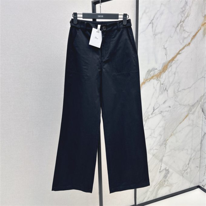 クリスチャンディオール レジャーパンツ 2025年 CHRISTIAN DIOR デニムクロップド パンツ ストレート ジーンズ レディース - 画像 (10)