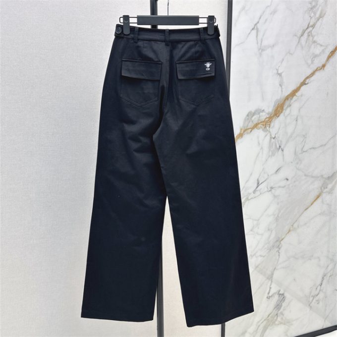 クリスチャンディオール レジャーパンツ 2025年 CHRISTIAN DIOR デニムクロップド パンツ ストレート ジーンズ レディース - 画像 (11)