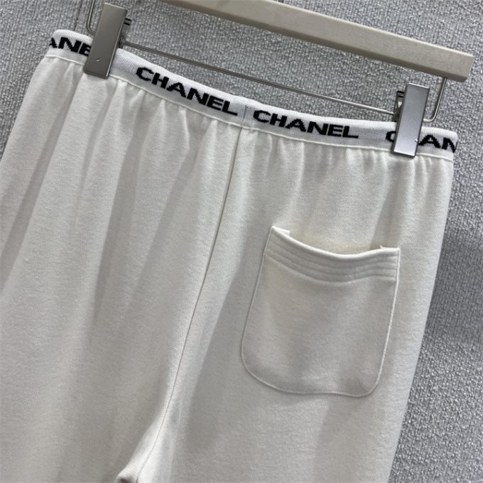 シャネル スポーツパンツ2025年 CHANEL ドローストリング フレアパンツ おしゃれ レディース - 画像 (9)