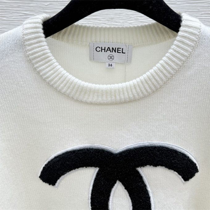 シャネル セーター 2025年 CHANEL ロングスリーブ ニットシャツ クルーネック シンプル おしゃれ レディース - 画像 (6)
