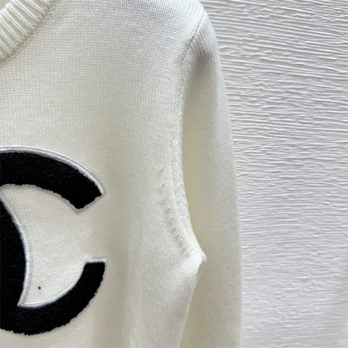 シャネル セーター 2025年 CHANEL ロングスリーブ ニットシャツ クルーネック シンプル おしゃれ レディース - 画像 (7)