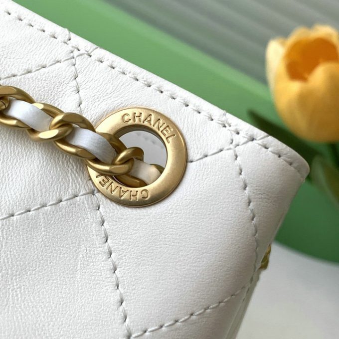 シャネル 2025年 チェーンベルト バックパック CHANEL レディース リュック 2way ショルダーバッグ ラムスキン - 画像 (9)