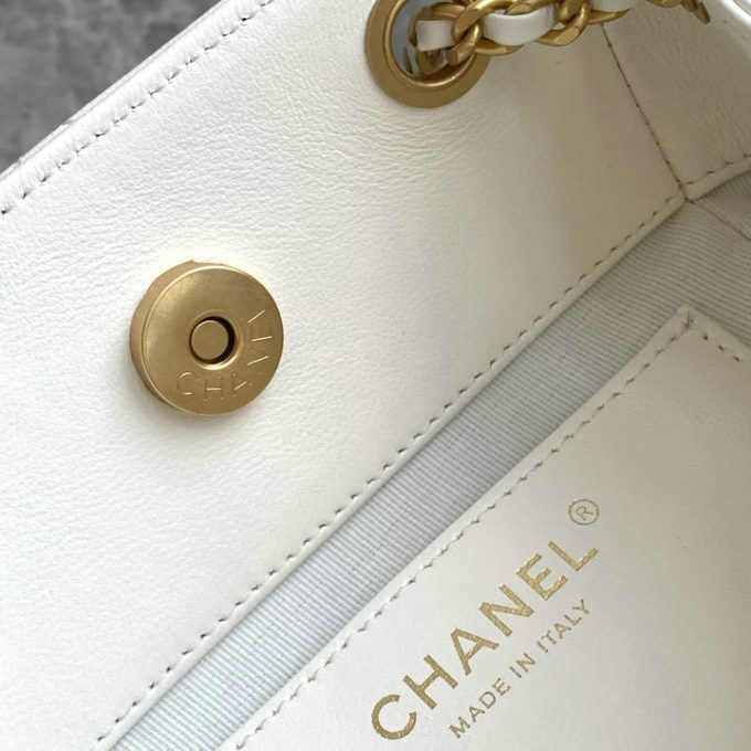 シャネル 2025年 チェーンベルト バックパック CHANEL レディース リュック 2way ショルダーバッグ ラムスキン - 画像 (6)