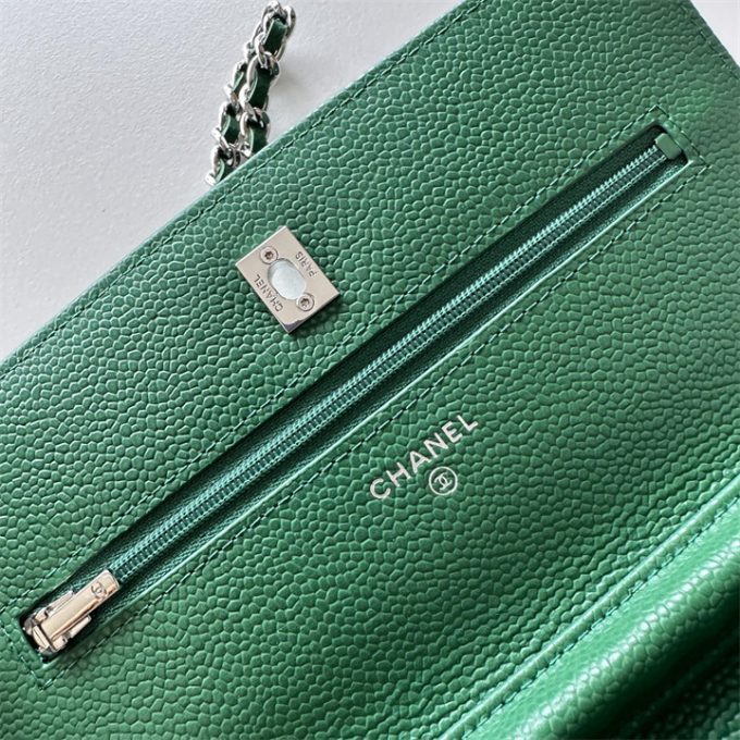 シャネル 2025年 チェーンウォレット CHANEL ミニ フラップバッグ ショルダーバッグ レディース シルバー金具 - 画像 (8)