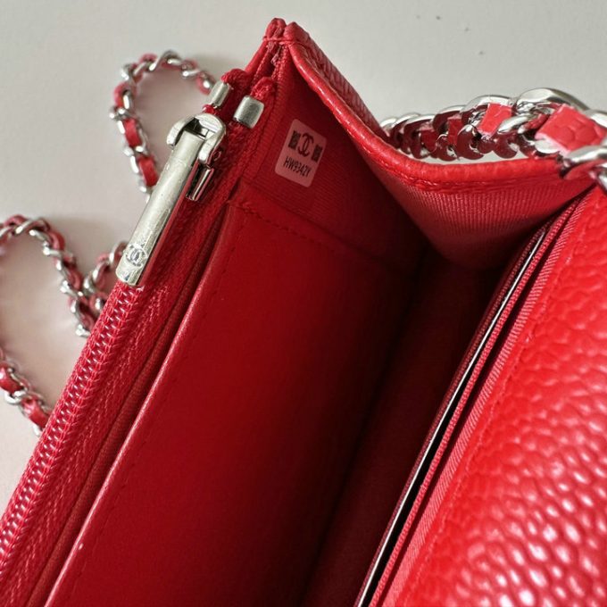 シャネル 2025年 チェーンウォレット CHANEL ミニ フラップバッグ ショルダーバッグ レディース シルバー金具 - 画像 (7)