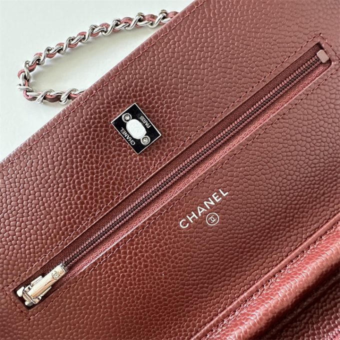シャネル 2025年 チェーンウォレット CHANEL ミニ フラップバッグ ショルダーバッグ レディース シルバー金具 - 画像 (8)