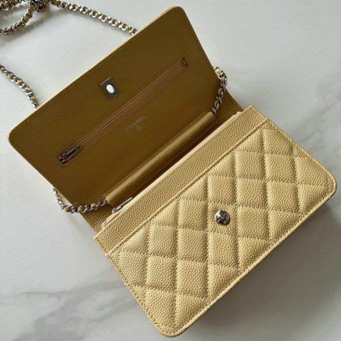 シャネル 2025年 チェーンウォレット CHANEL ミニ フラップバッグ ショルダーバッグ レディース シルバー金具 - 画像 (3)
