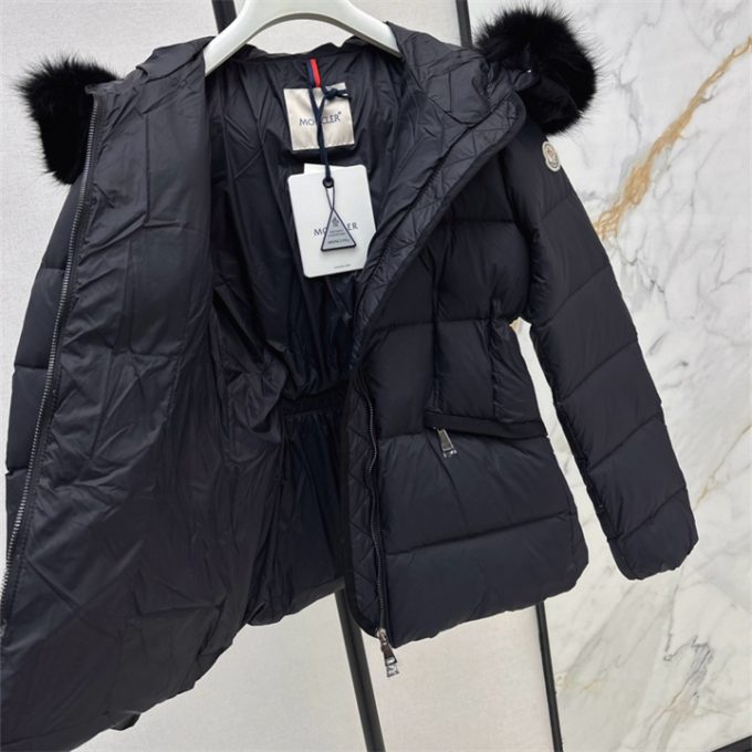 モンクレール ロングスリーブ ダウン 2025年 MONCLER フーディー ジップジャケット アウターコート レディース - 画像 (3)