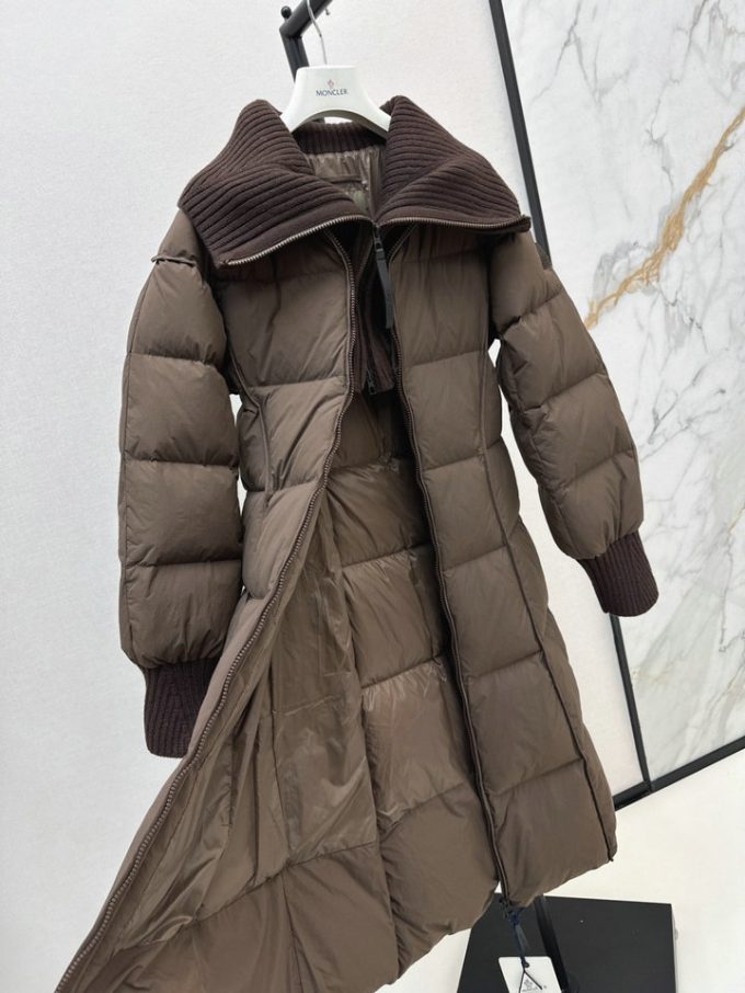 モンクレール ロングスリーブ ダウン 2025年 MONCLER フーディー ジップジャケット アウターコート レディース - 画像 (3)
